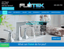 Tablet Screenshot of flotekplumbing.com